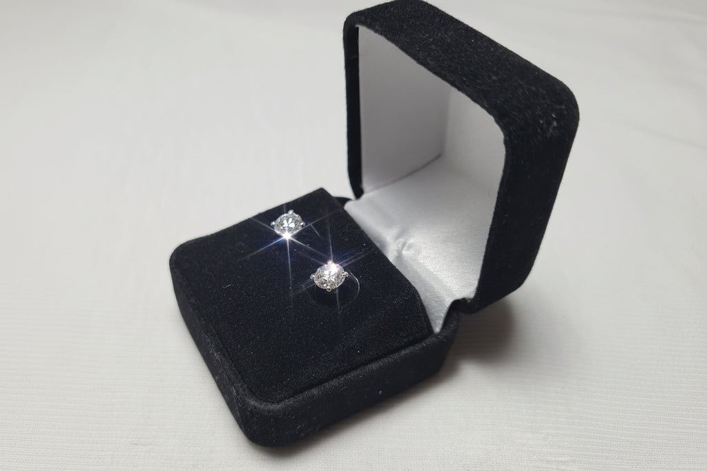 Diamond Stud Earrings – D Colour, IF Clarity, IGI Certified