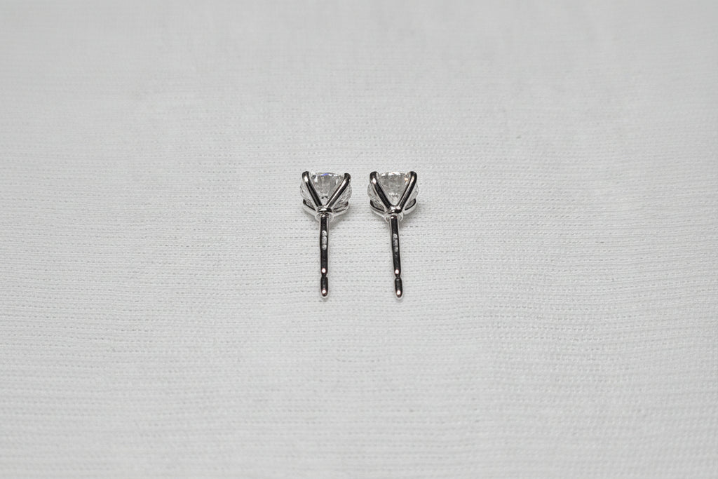 Diamond Stud Earrings – D Colour, IF Clarity, IGI Certified