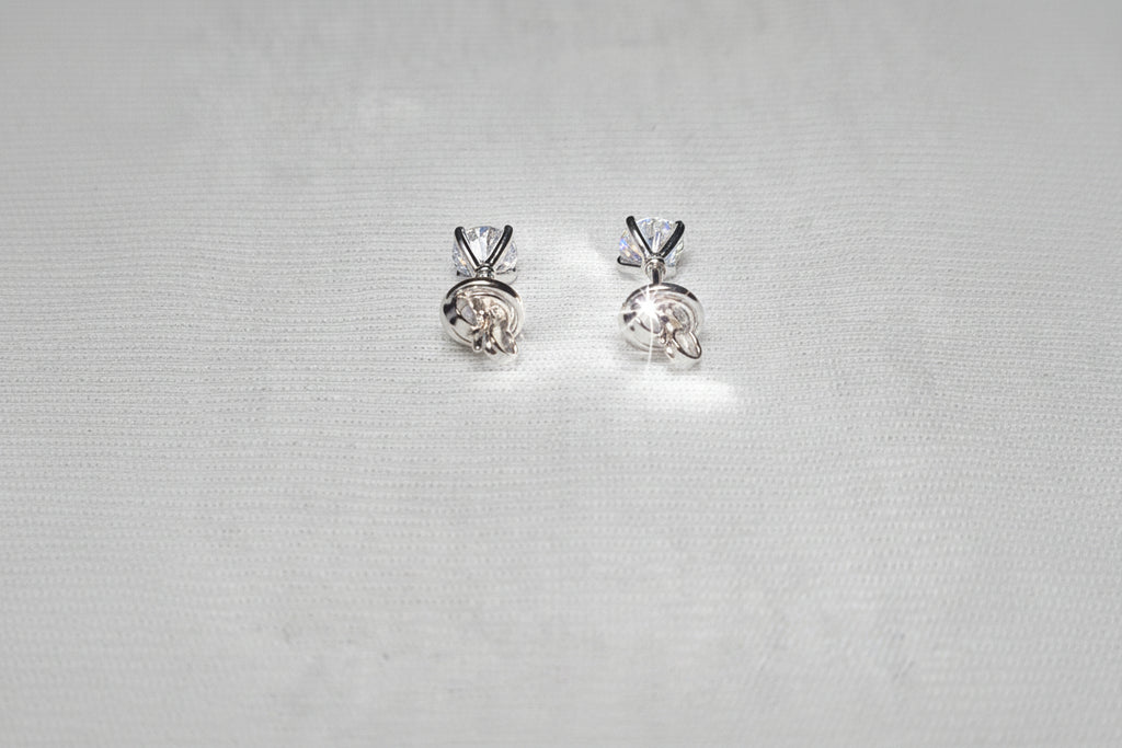 Diamond Stud Earrings – D Colour, IF Clarity, IGI Certified